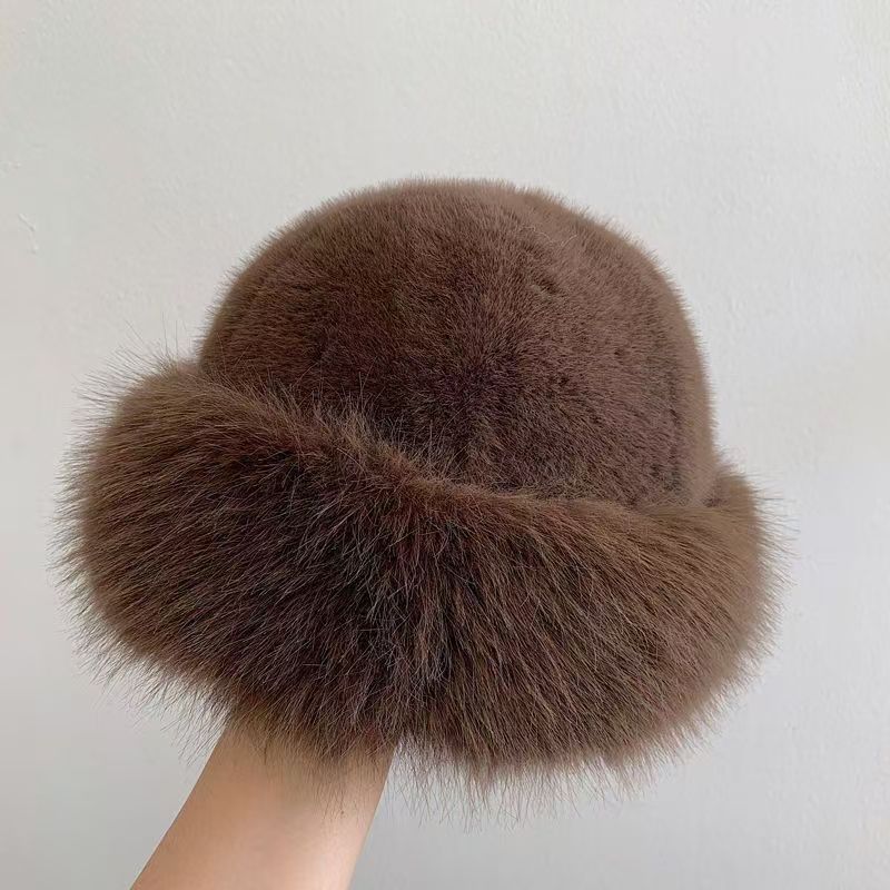 New Plush Mongolian Hat For Autumn And Winter Cold-proof And Warm