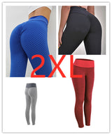 Women’s Plaid Seamless Leggings – High-Waist Breathable Fitness Pants