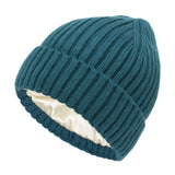 New Satin Warm Wool Hat Men And Women