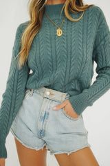 Autumn/Winter Long-Sleeve Pullover Sweater for Women