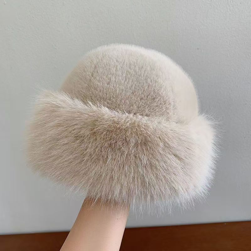 New Plush Mongolian Hat For Autumn And Winter Cold-proof And Warm